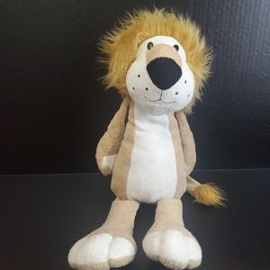 Animal Adventure Sweet Sprouts Lion Tan White Stuffed Animal 18" Plush 2014